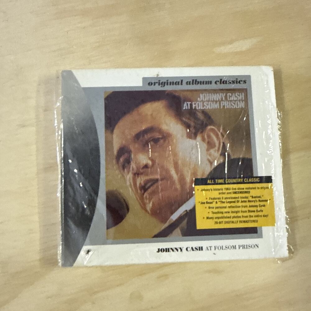 JOHNNY CASH At Folsom Prison Prison *SEALED* CD w/ Bonus Tracks CK5955